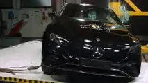 Crash test Mercedes-Benz EQE Euro NCAP 2022
