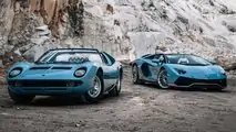 Son Lamborghini Aventador ve Miura Roadster