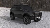 Fiat Panda 4x4 restomod