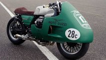 LM Creations V8: 2021 Moto Guzzi V9 Bobber 100th Anniversary - Front, Right