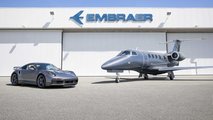 Porsche 911 Turbo S Embraer Phenom 300E