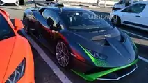 2021 Lamborghini Huracan STO espionne près de Modène