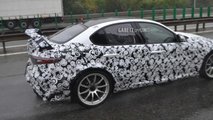 Alfa Romeo Giulia GTam pris sous la pluie