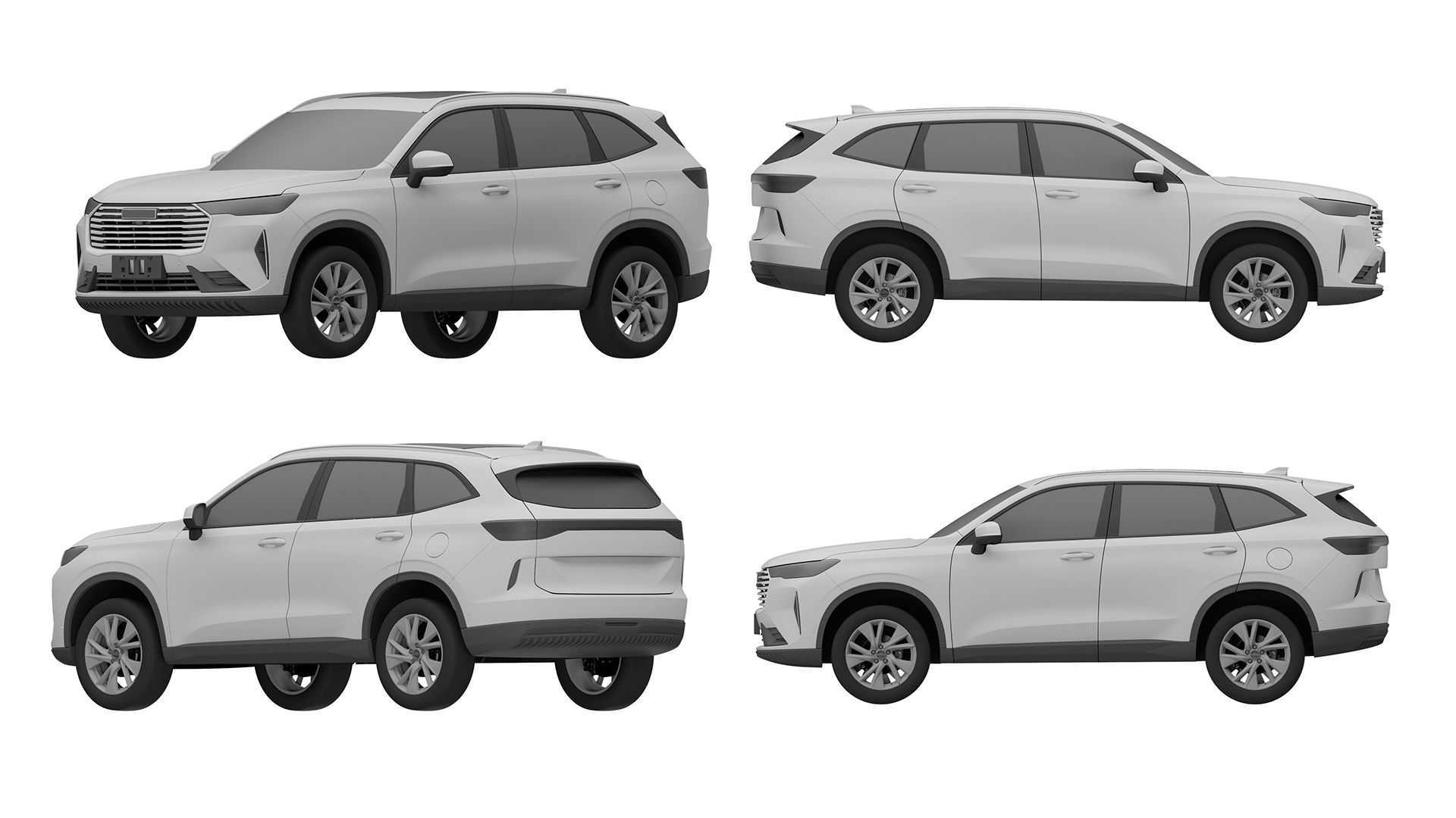 В России запатентовали Haval H6 нового поколения