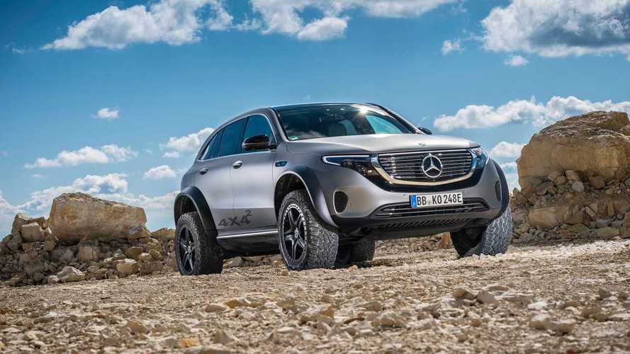 Mercedes продолжает тестировать экстремальный EQC 4x4²