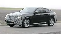Volto sollevato BMW X4 Spied durante i test
