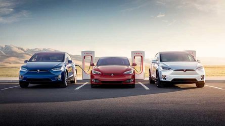 tesla installs 64 superchargers new jersey turnpike