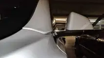 Left-side body panel misalignment