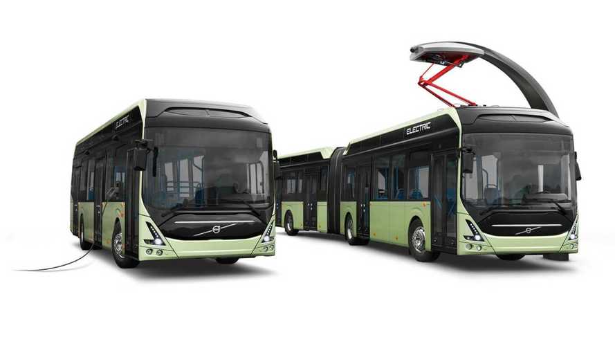 Volvo 7900 Electric (left) and Volvo 7900 Electric Articulated (right)
