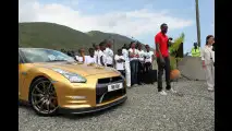Nissan GT-R color oro per Usain Bolt