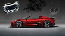 Jaguar C-X75 Cabrio Rendering