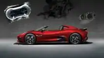 Jaguar C-X75 Cabrio Rendering
