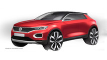 2018 VW T-Roc teaser sketch