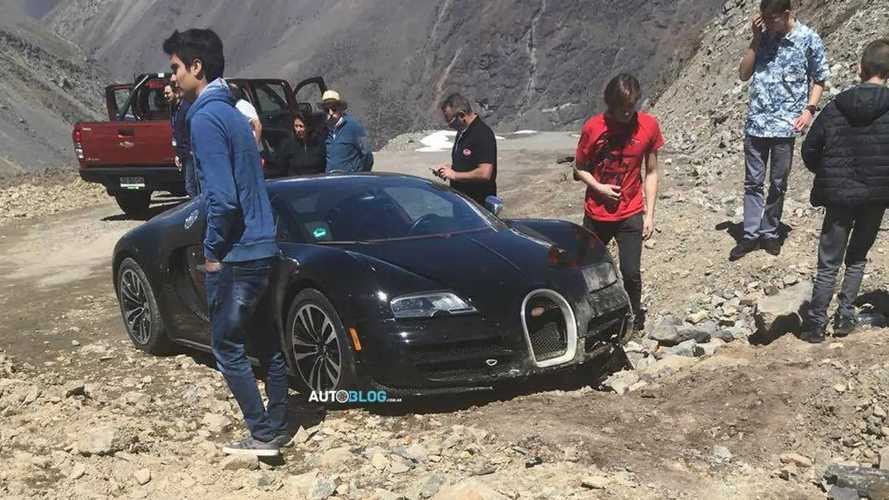 Una Veyron Grand Sport es la primera víctima del Bugatti Grand Tour