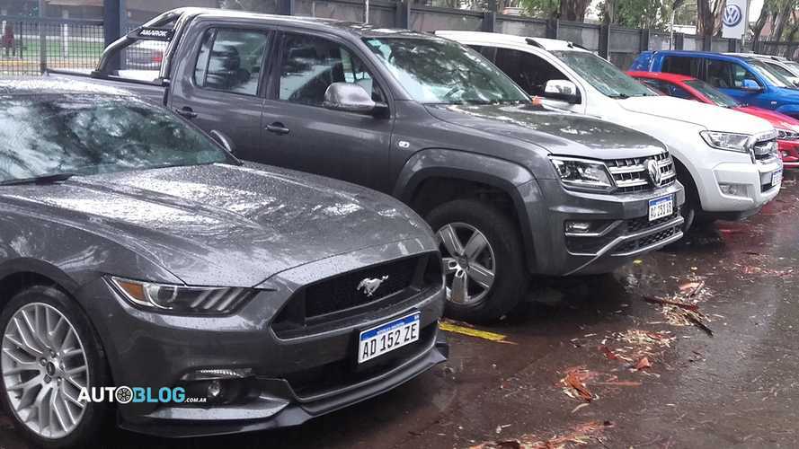 Proyecto Cyclone: los directivos de Ford Argentina asisten a las reuniones en VW manejando Mustang y Ranger