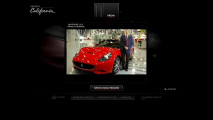 La presentazione web della Ferrari California