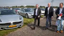 Fisker Karma EV record gathering