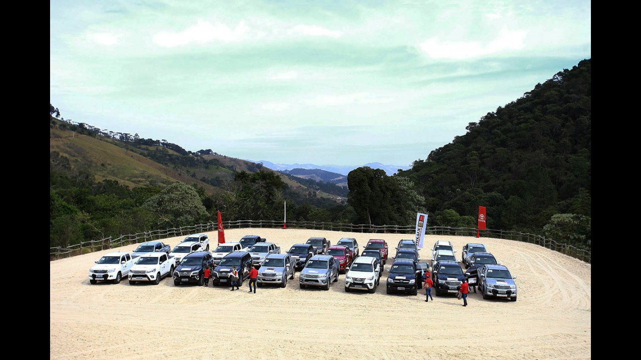 Toyota estimula uso esportivo de seus 4x4 na volta do Hilux Expedition