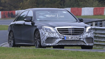 Makyajlı 2017 Mercedes-AMG S63 casus fotoğrafları