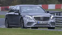 2017 Mercedes-AMG S63 facelift spy photo