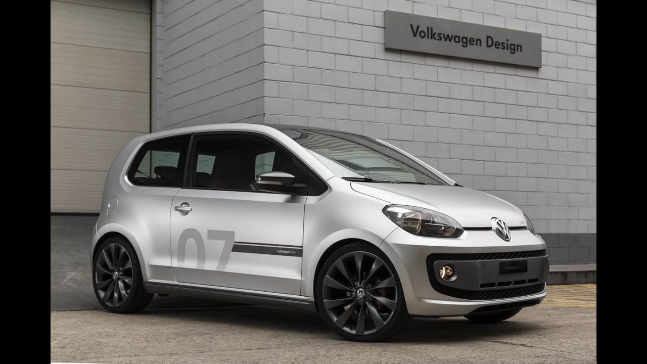 VW apimenta visual do up! TSI exclusivo para o Bubble Gun Treffen 2015