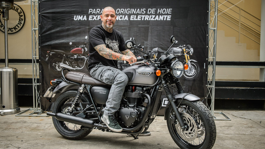 Henrique Fogaça embaixador da Triumph no Brasil
