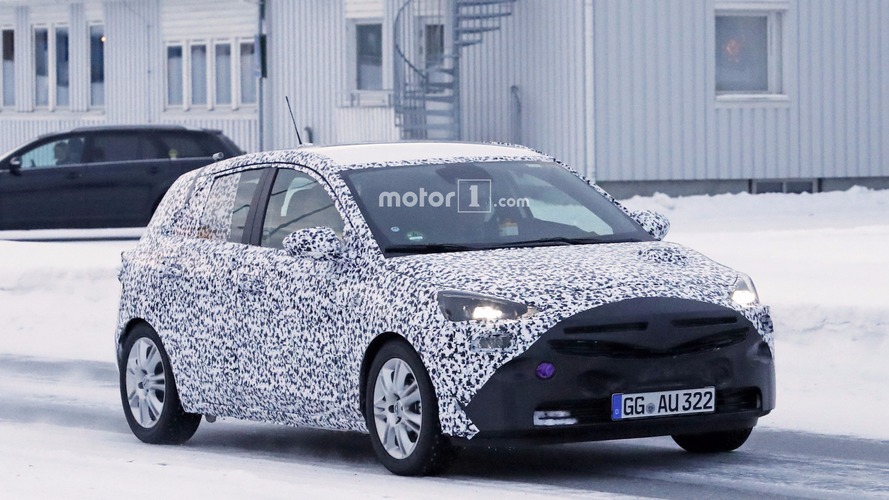 Opel Corsa 2019 fotos espía