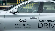 Carlos Ghosn drives Infiniti Q50 autonomous prototype