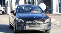 2018 Mercedes C-Class Coupe facelift spy photo