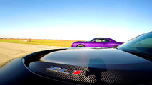 Dodge Challenger Hellcat - Chevrolet Camaro ZL1 drag yarışı