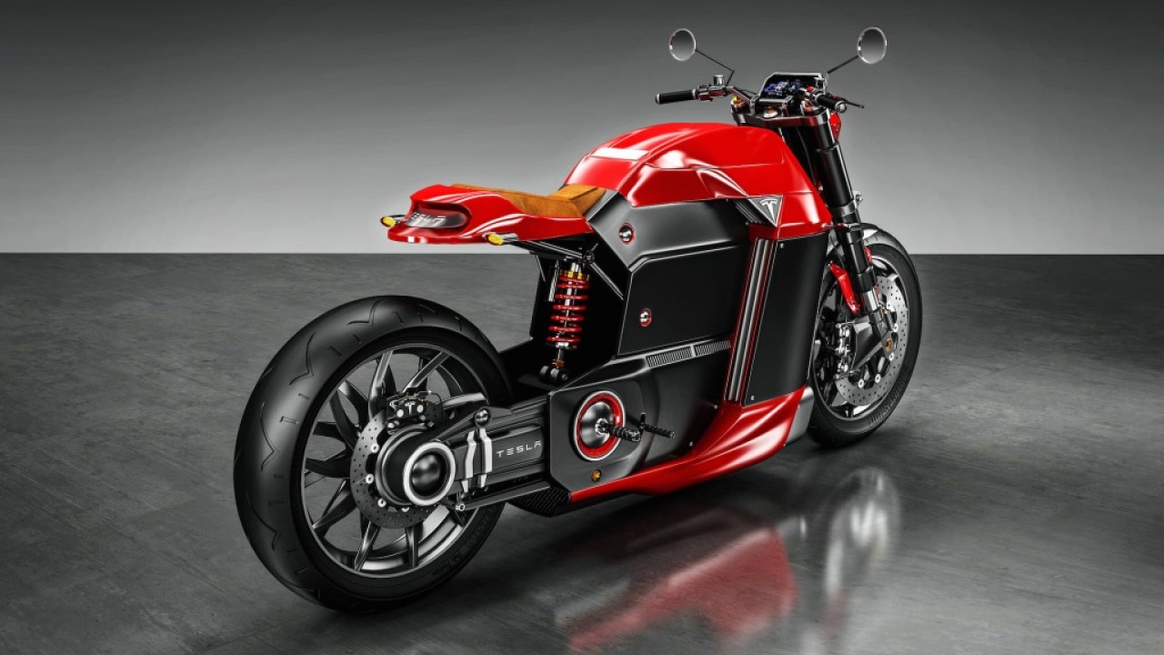 Moto elétrica da Tesla é "imaginada" por designer - veja fotos
