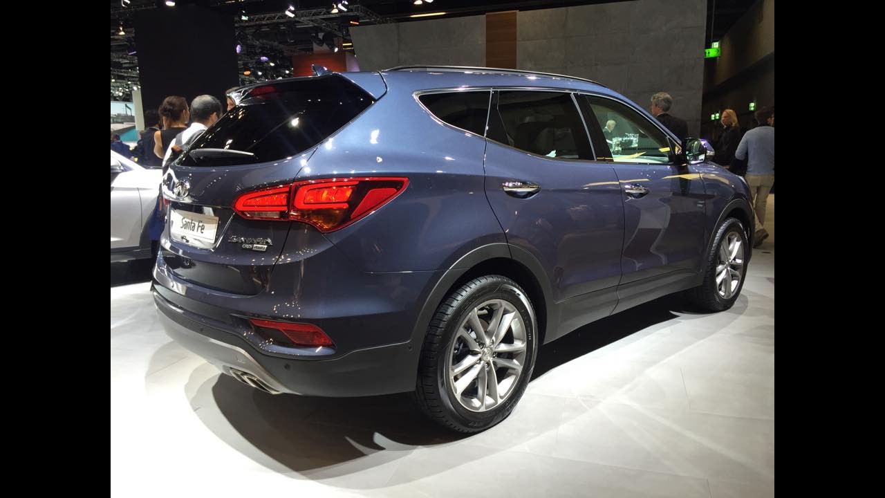 Frankfurt: Hyundai Santa Fe 2016 aparece de cara nova e mais tecnológico