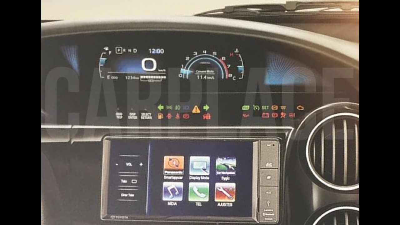 Vazou: Toyota Etios 2017 terá câmbio AT, motores mais potentes e até painel digital