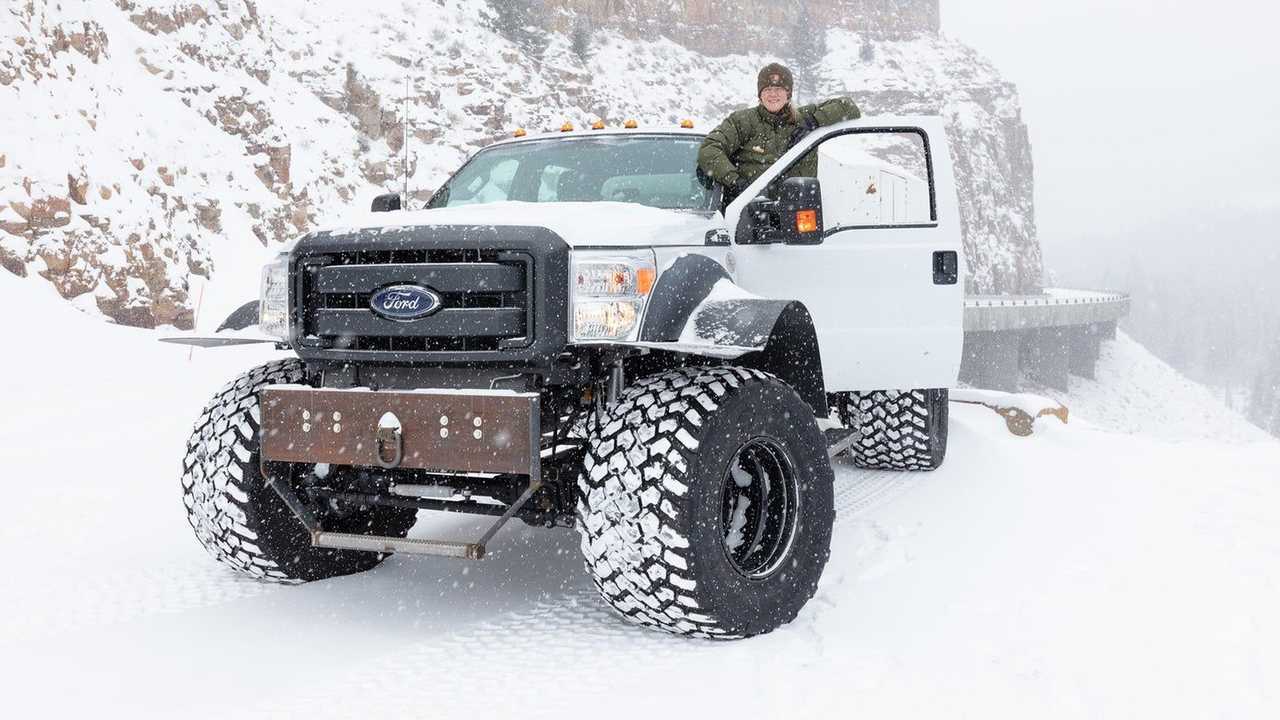 Il Ford Super Duty in servizio al Parco Nazionale di Yellowstone
