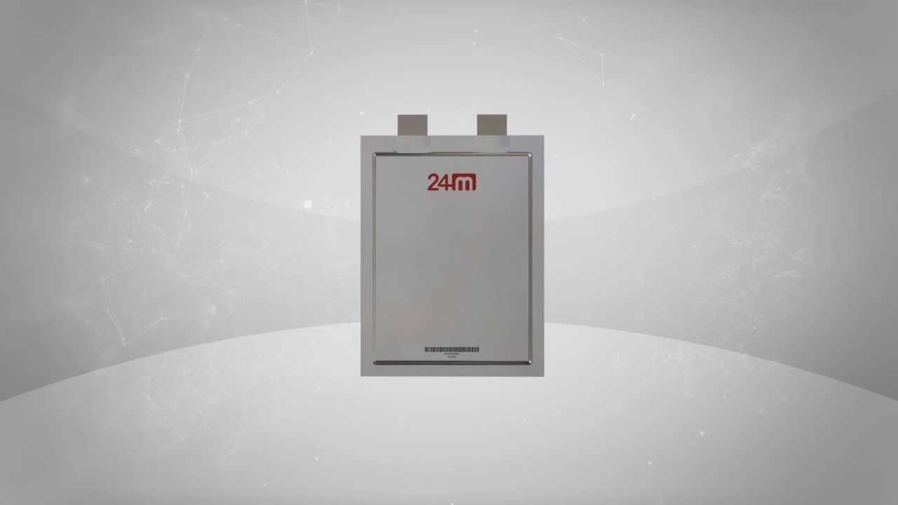 Batterie con elettrolita semi solido prodotte dalla 24M