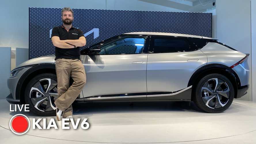 Kia EV6, il crossover elettrico visto dal vivo