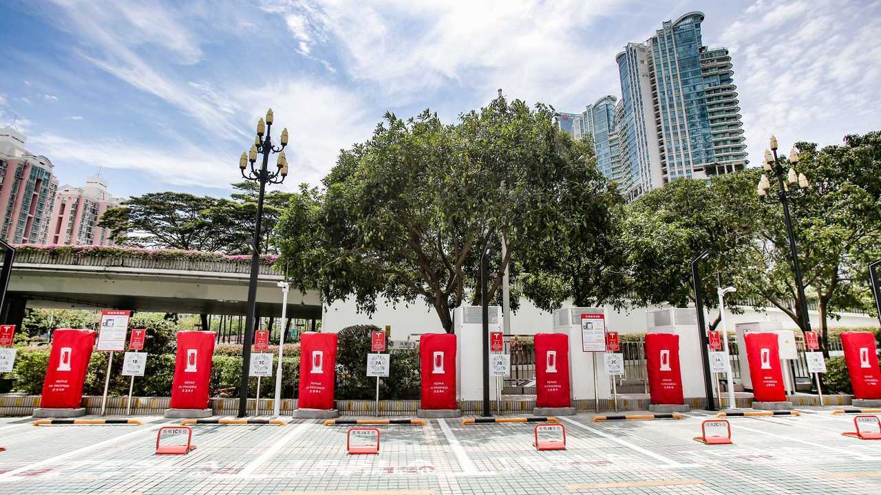 tesla Supercharger a Shenzhen