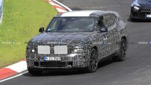 BMW X8 spy photo from the Nurburgring