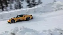 Maserati MC20, i test sulla neve a Livigno