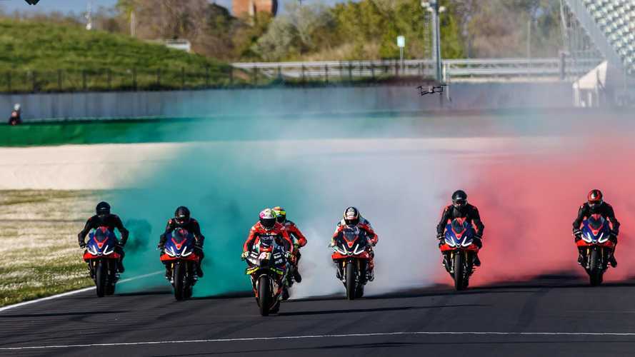 2021 Aprilia All-Stars Event Gathered Racing Royalty On Track