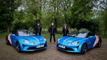 Alpine A110 Trackside Cars Debut As Rad Daily Commuters For F1 Drivers