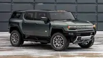 Parte anteriore del SUV EV GMC Hummer 2024