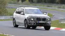 BMW X7 Facelift Spy Photos At The Nurburgring