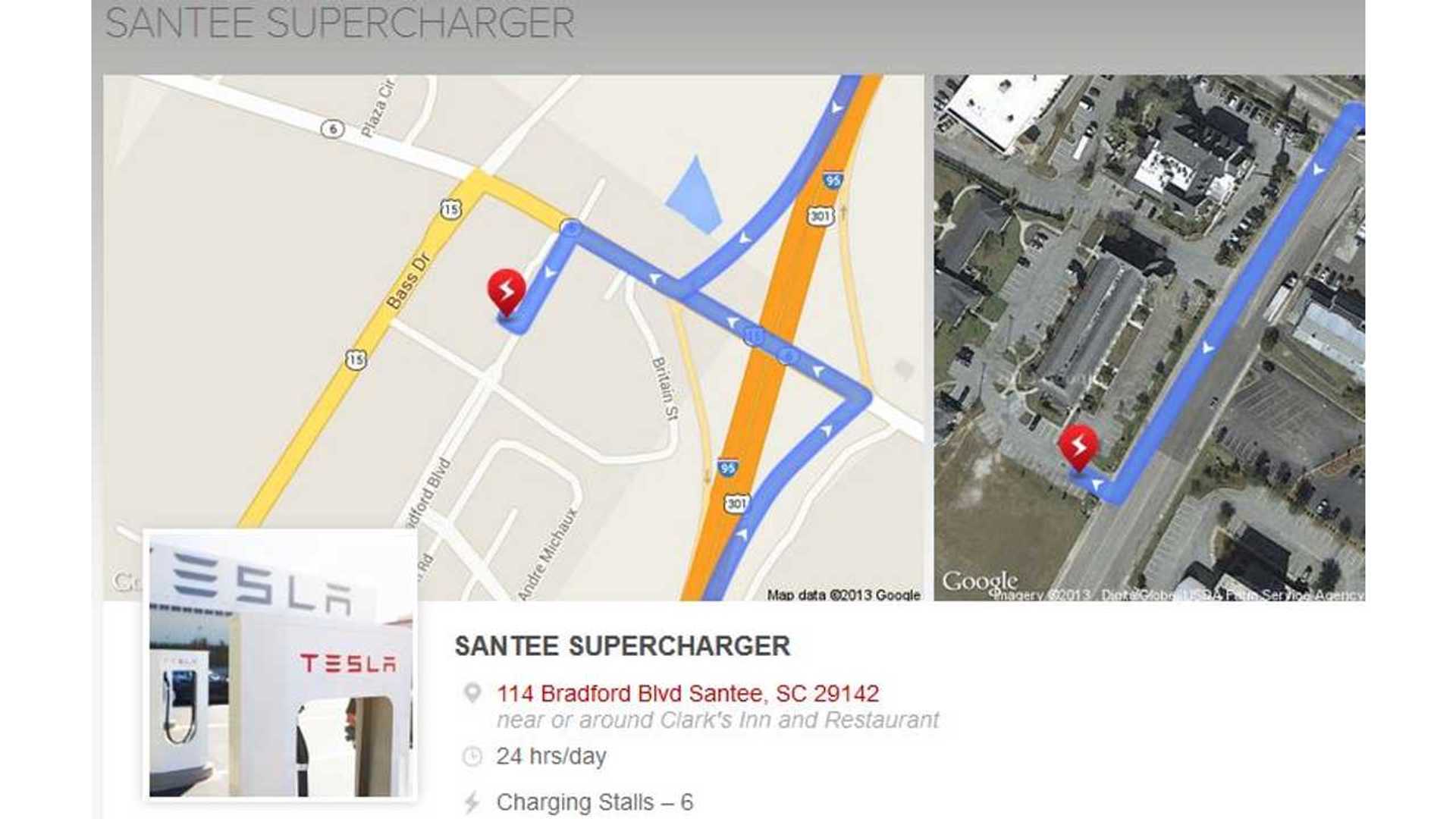 South Carolina Gets Its First Tesla Supercharger InsideEVs Photos
