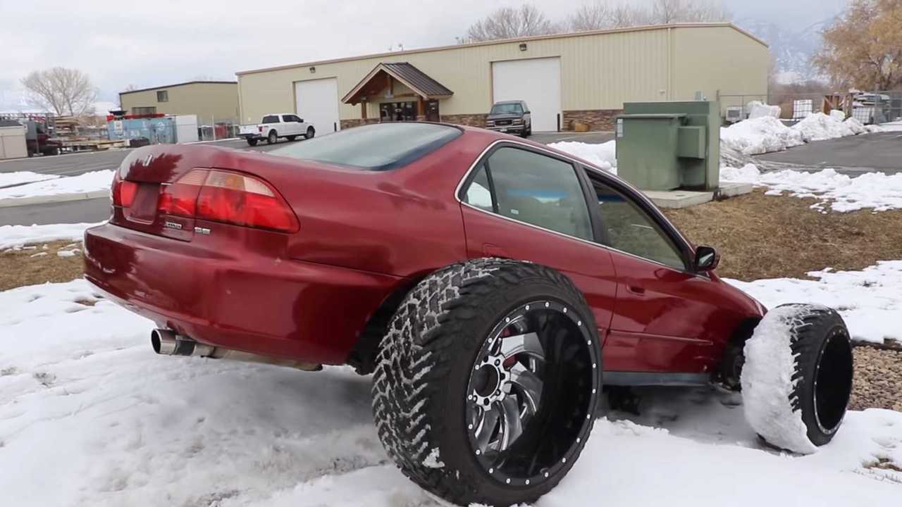 Honda Accord With Huge Off Road Tires Doesn T Look Practical