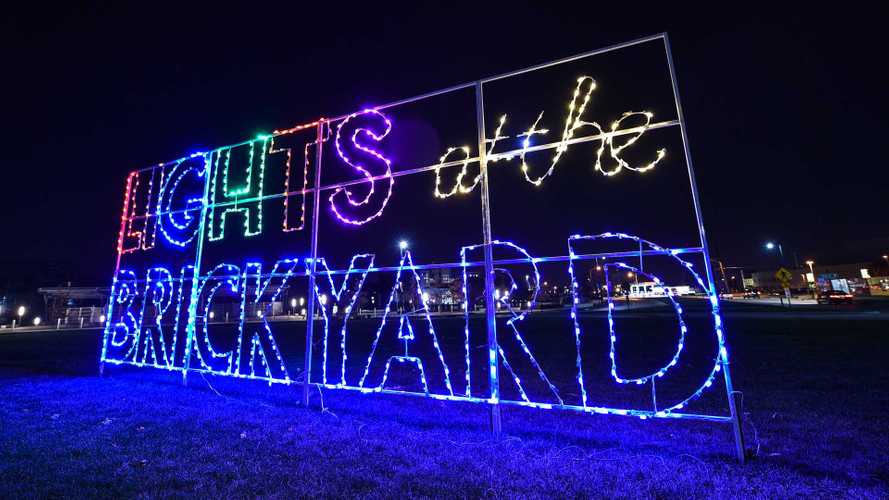 Check Out The Brickyard Lit Up For Christmas