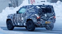 Nuova Land Rover Defender 90, le foto spia