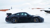 2019 Porsche 911 GT3 Karlı Zeminde Casus Fotoğrafları