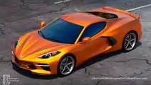 New Mid-Engined Corvette Render