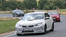 Honda Civic Type R facelift spy photo